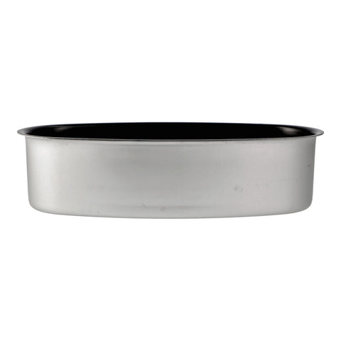 NON-STICK ALUMINIUM BAKING PAN OVAL D08 215X100X58MM (#62315)