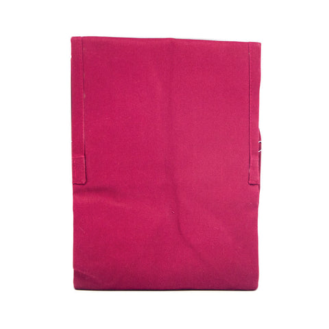 BURGUNDY COTTON APRON (#62402)
