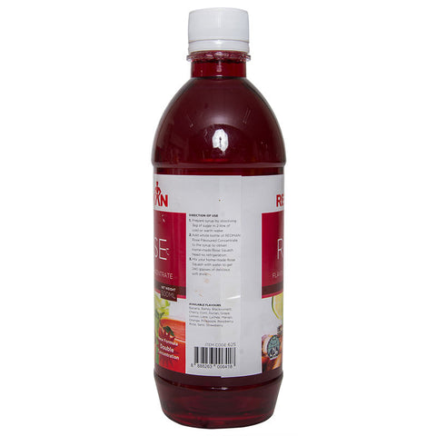 ROSE FLAVOURED CONCENTRATE 500ML (#625)