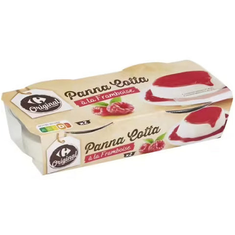 RASPBERRY PANNA COTTA DESSERT 120G (#116260)