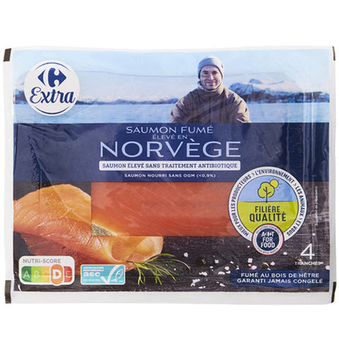 NORWAY SMOKED SALMON FISH 140G (#116898)