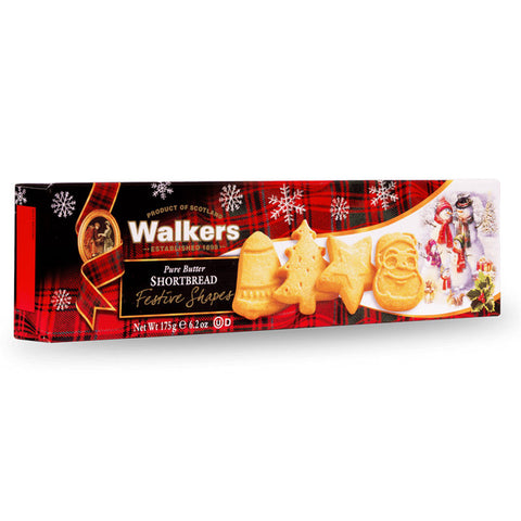 SHORTBREAD FESTIVE SHAPES 1458/WALKER (CARX12BOXX175G) (#63297)