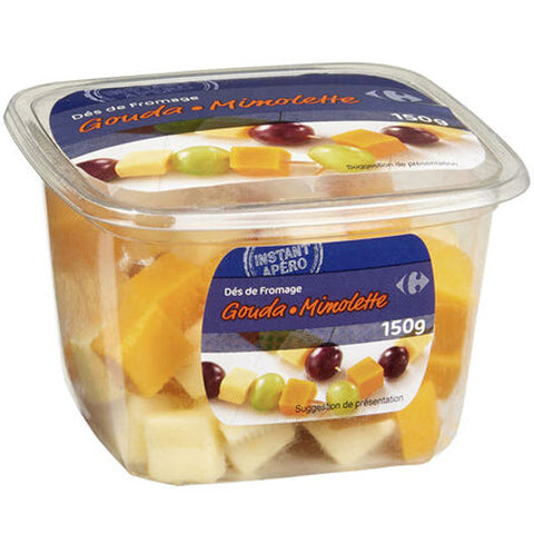 DICED GOUDA AND MIMOLETTE CHEESE 150G (#116309)