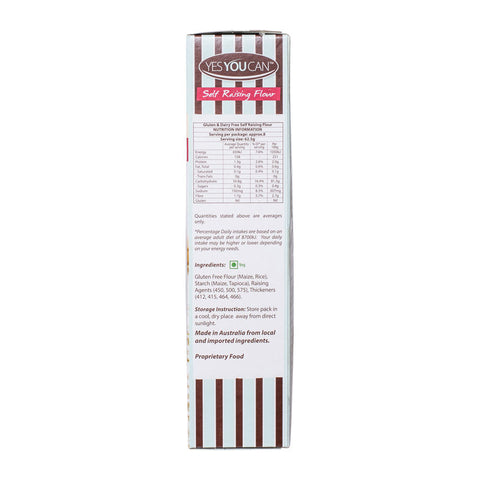 GLUTEN FREE SELF RAISING FLOUR 500G (#63410)