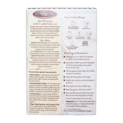 GLUTEN FREE SELF RAISING FLOUR 500G (#63410)