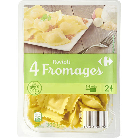 4 CHEESE RAVIOLI PASTA 300G (#116970)