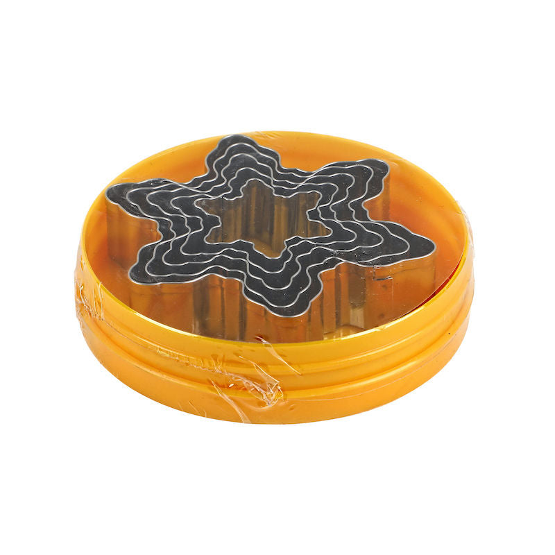 CUTTER S/S SNOWFLAKE 5PCS/SET (