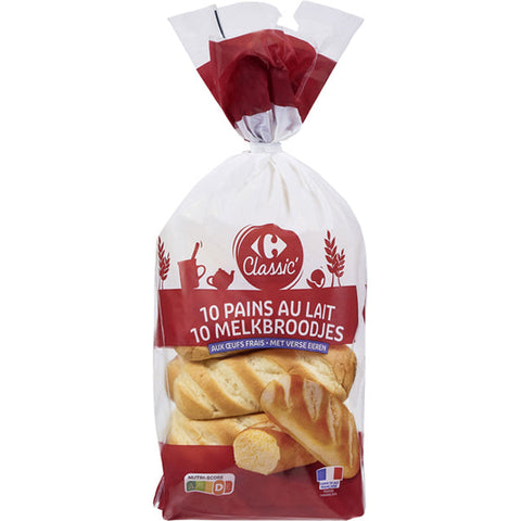 MILK ROLLS BREAD 350G (#116952)