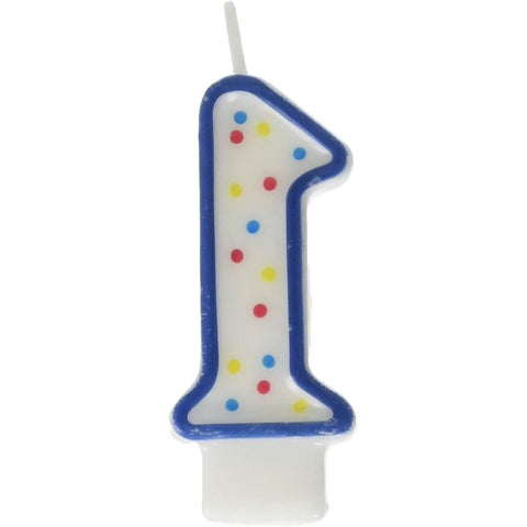 BIRTHDAY CANDLE #1 PURPLE 2811-266 (#63896)