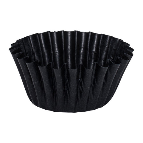 GLASSINE BAKING CASE 70MM BLACK 500PCS (#64010)