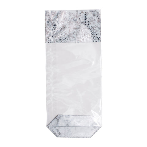 COOKIE BAG SAPIN ET BLANC C463/3S 12X27.5CM 10PCS (#64065)