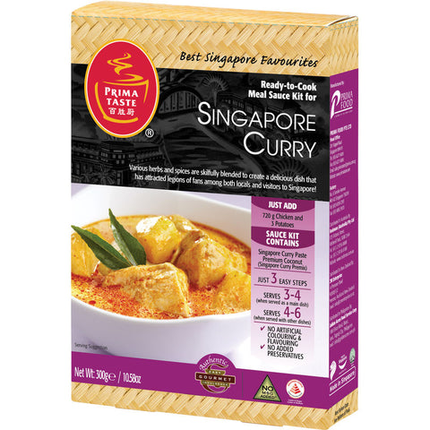 READY TO COOK MEAL SAUCE KIT FOR SINGAPORE CURRY 300G (#64192)