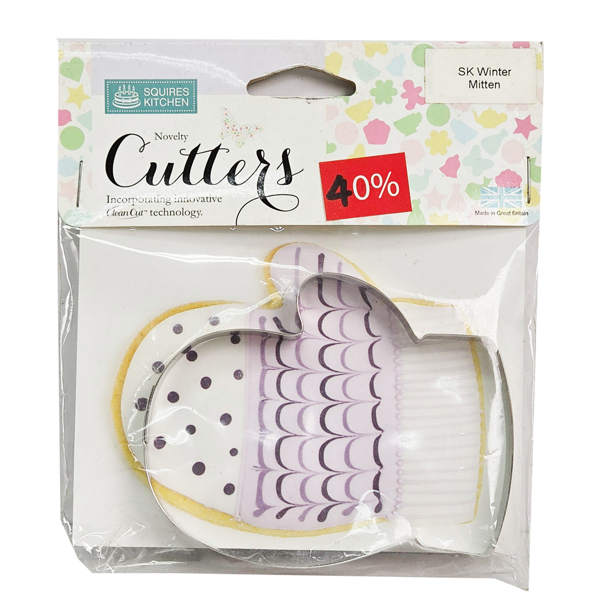 WINTER MITTEN COOKIE CUTTER (