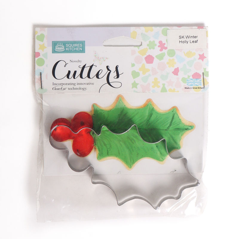 CUTTER WINTER HOLLY LEAVE 6PCS (
