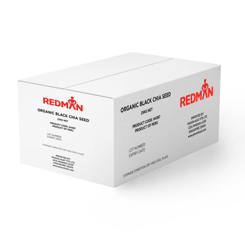 ORGANIC BLACK CHIA SEED 25KG (#64387)