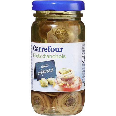 SALTED ANCHOVY CAPERS FISH 100G (#116850)