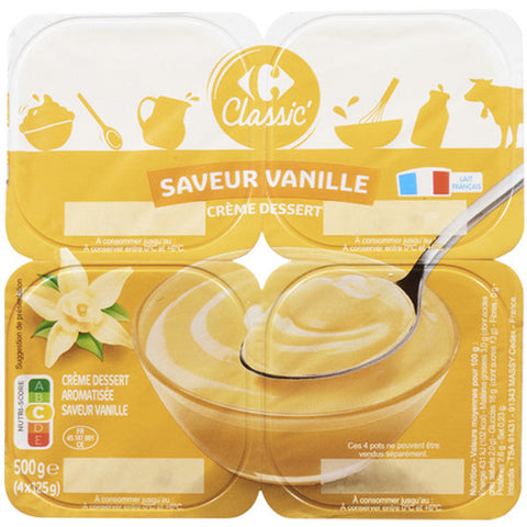 VANILLA CREAM DESSERT 125G (#122101)