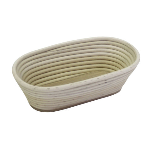 WOODEN BREAD PROOFING BASKET 240X120MM (FLAT BOTTOM) 201600 (#64535)