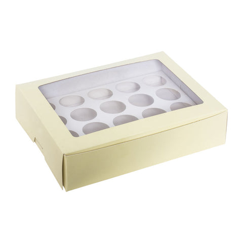YELLOW MINI CUPCAKE BOX 20CAV 5PCS (#64579)