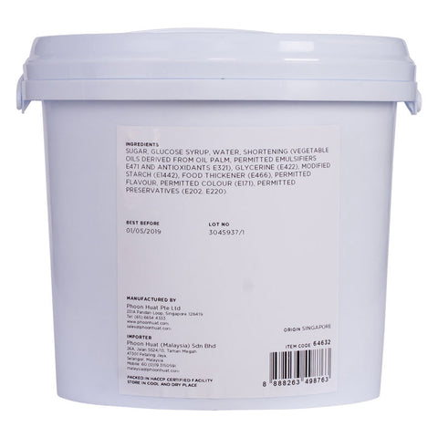 ROLLED FONDANT (WHITE) 5KG (#64632)