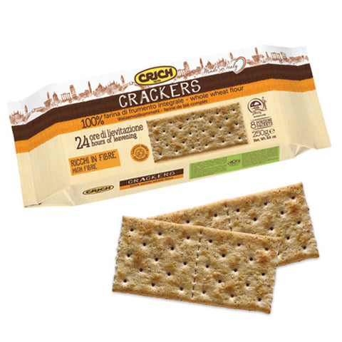 WHOLE WHEAT CRACKERS 250G (#64751)