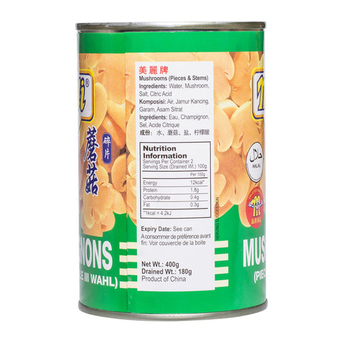 SLICED MUSHROOM IN CAN 400G (#64947)