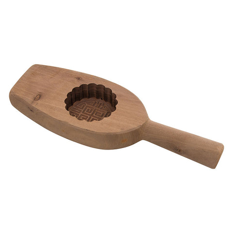 MOONCAKE MOULD WOODEN ROUND (#64983)