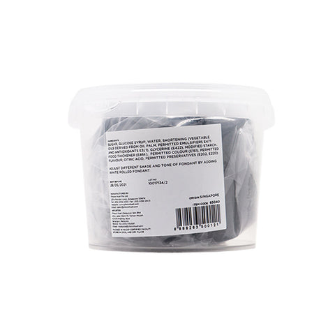 ROLLED FONDANT (BLACK) 500G (#65040)