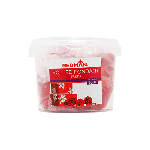 ROLLED FONDANT (RED) 500G (#65043)