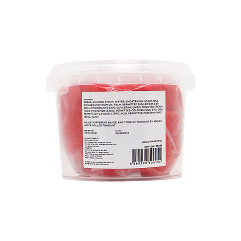 ROLLED FONDANT (RED) 500G (#65043)