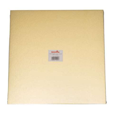 CAKE BOARD 13" SQUARE GOLD 5PCS (#65064)