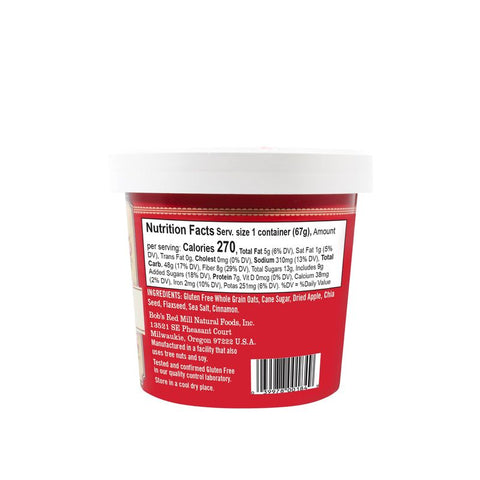 OATMEAL CUP-APPLE CINNAMON (#65144)