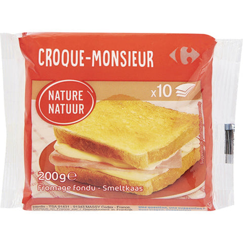 SLICED PROCESSED CROQUE-MONSIEUR CHEESE 200G (#116831)
