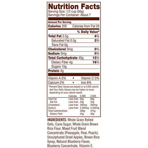 GLUTEN FREE GRANOLA APPLE BLUEBERRY 12OZ (#65172)