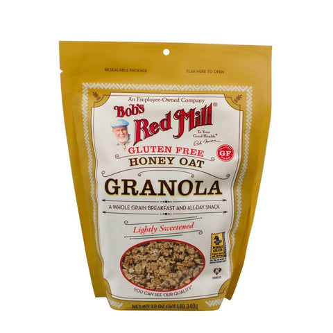GLUTEN FREE GRANOLA HONEY OAT 12OZ (#65173)