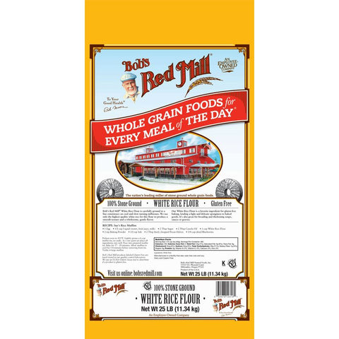 WHITE RICE FLOUR 25LBS (#65205)