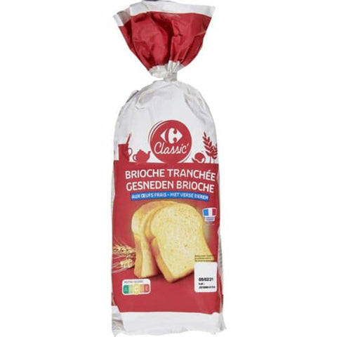 SLICED BRIOCHE BREAD 500G (#122176)