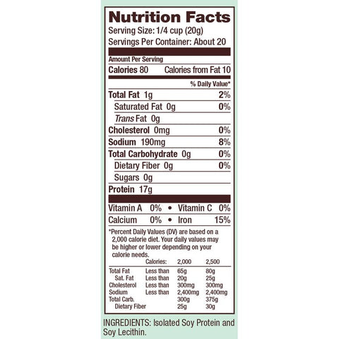 GLUTEN FREE SOY PROTEIN POWDER 14OZ (#65213)