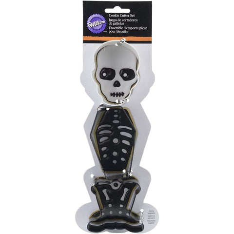 HALLOWEEN SKELETON CUTTER 3PCS (#65245)