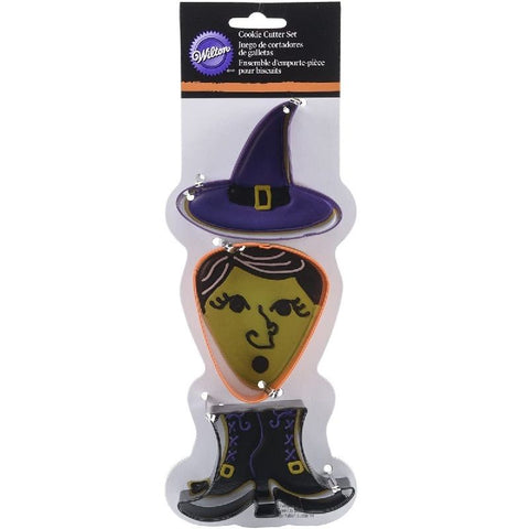 HALLOWEEN WITCH CUTTER 3PCS (#65246)