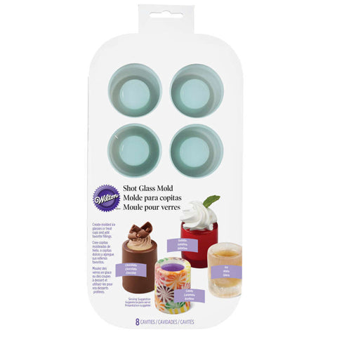 SHOT GLASS SILICONE MOULD 8CAV (#65253)