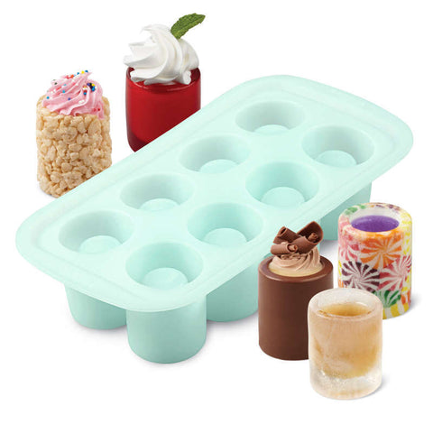 SHOT GLASS SILICONE MOULD 8CAV (#65253)