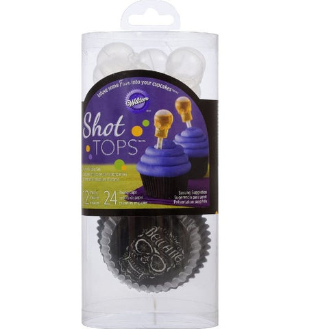 SHOT TOP SKULL DECOR KIT 12PCS (#65257)