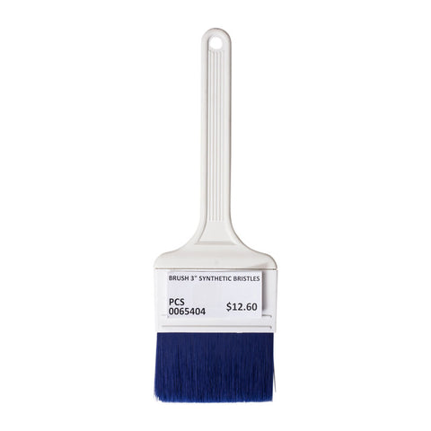 BRUSH 3" SYNTHETIC BRISTLES (#65404)