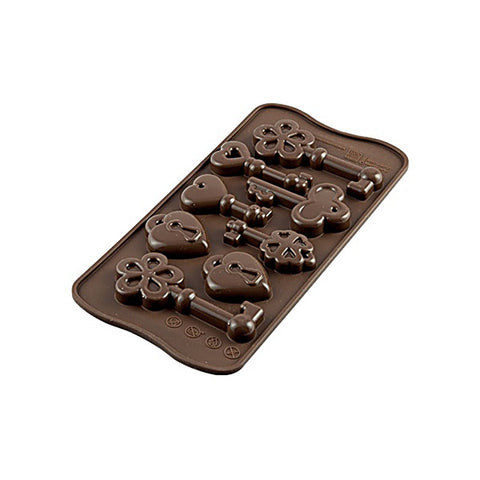 EASY CHOCOLATE SILICON MOULD SCG33 KEYS (#65427)