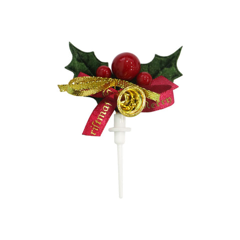 CHRISTMAS LEAF C518P 5PCS (#65465)