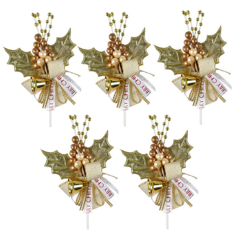CHRISTMAS LEAF C541 5PCS (#65471)