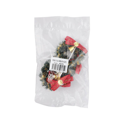 CHRISTMAS WREATH C072 5PCS (#65479)