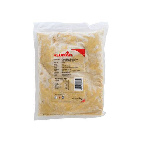 FROZEN DURIAN PULP PURE MAOSHANWANG 1KG (#65509)