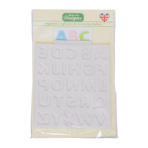 DOMED ALPHABET SILICONE MOULD DM18 (#65533)